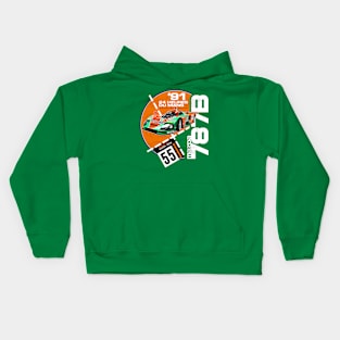 Retro Le Mans 24 Hours T-Shirt - Mazda 787B Group C2 Design Kids Hoodie